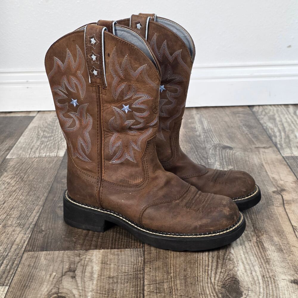 Ariat Womens Driftwood Probably Performance Cowgirl Cowboy Western Boots 8.5 B